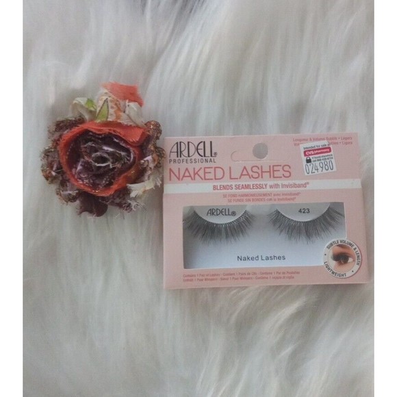 Ardell Naked Lashes 1pair#423 Blends Seamlessly w Invisiband NIB - Picture 2 of 3